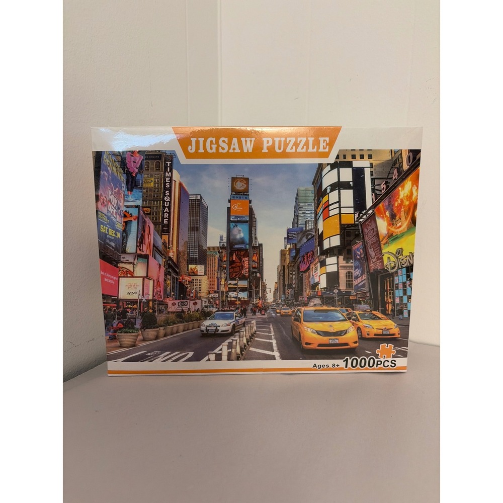 Times Square NYC Jigsaw Puzzle Unisex 1000pc Multicolor New New York‎ City